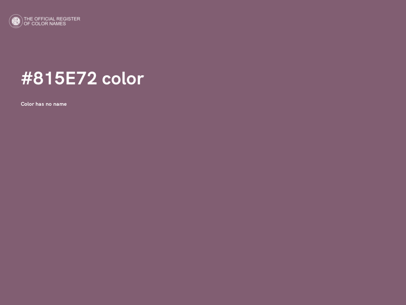 #815E72 color image