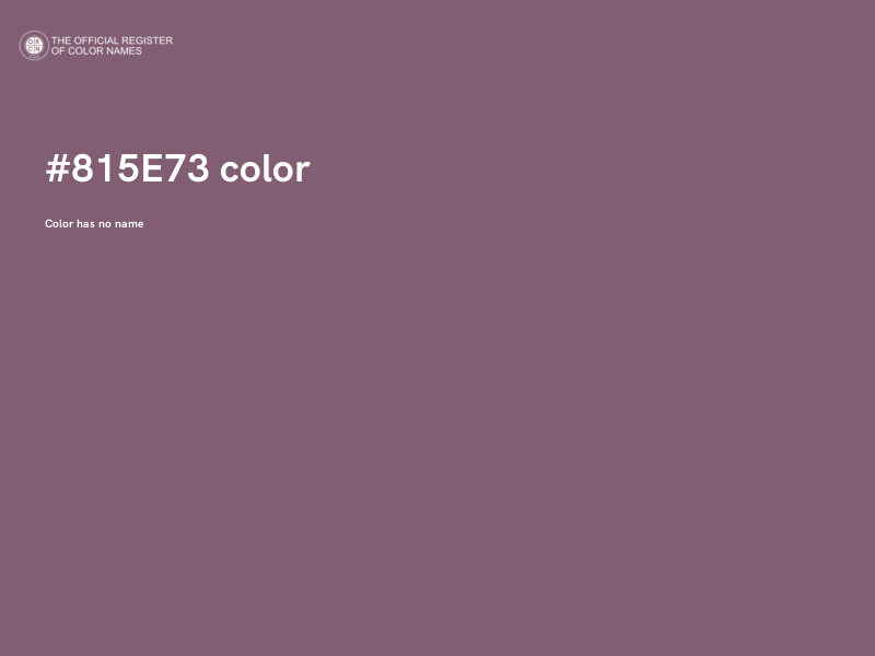 #815E73 color image