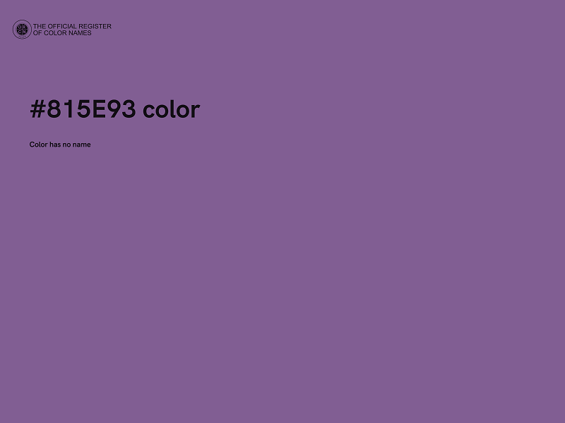 #815E93 color image