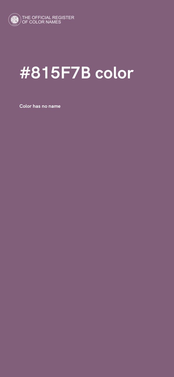 #815F7B color image