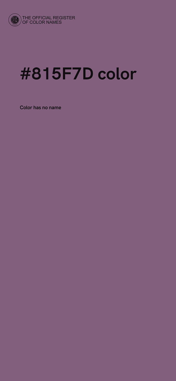 #815F7D color image