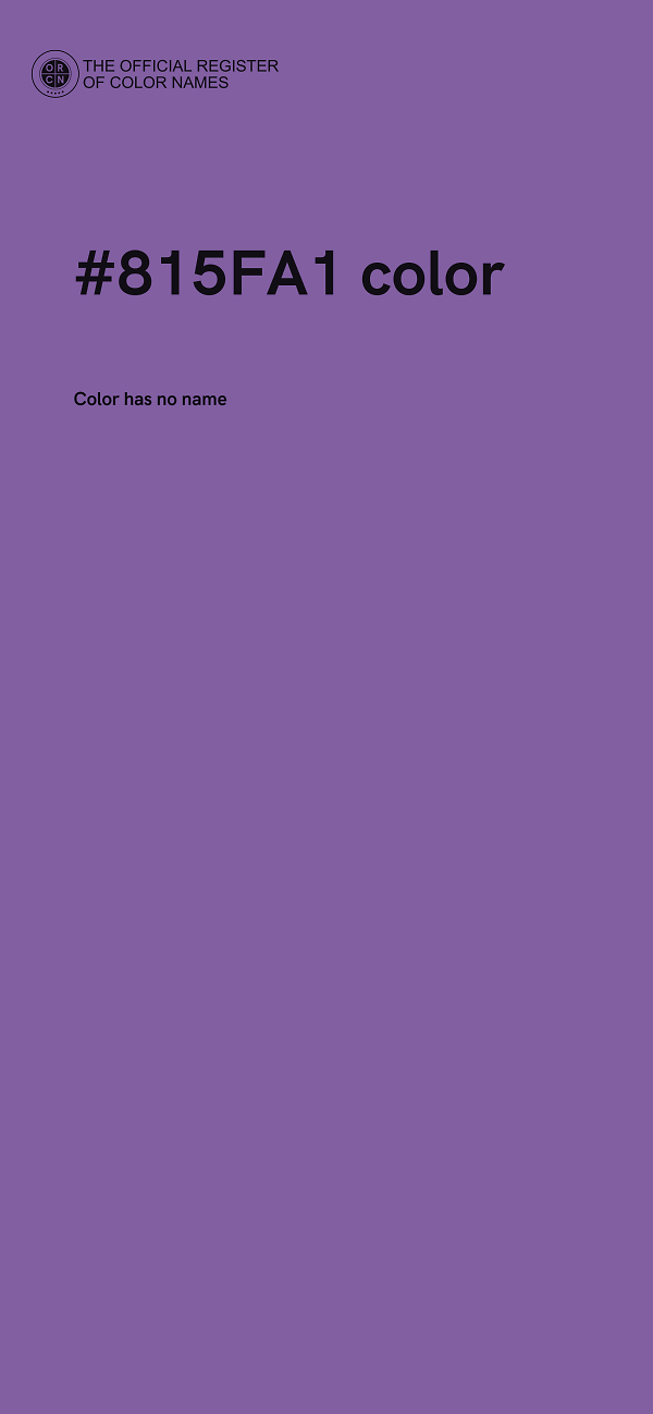 #815FA1 color image