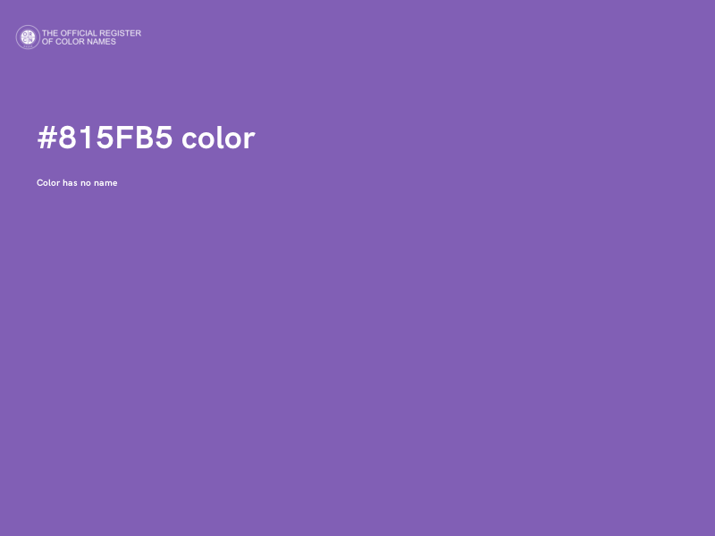 #815FB5 color image