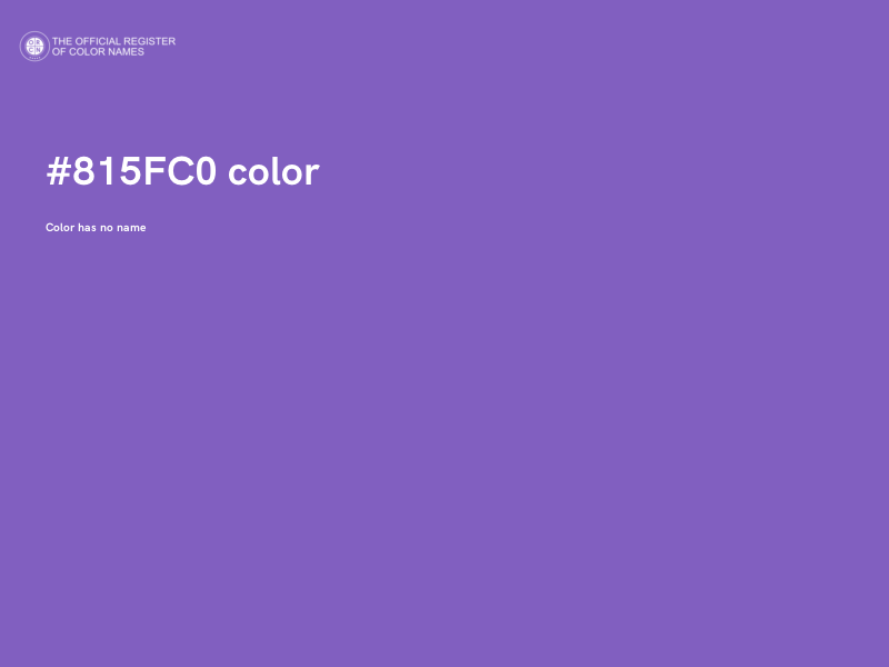 #815FC0 color image