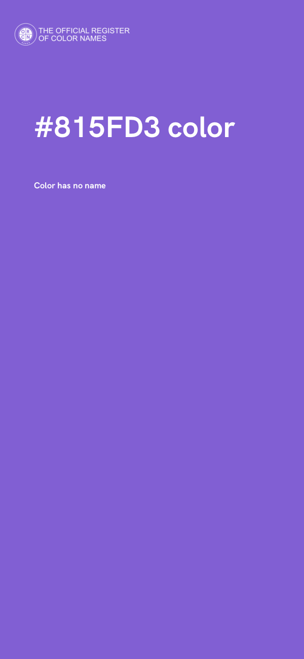 #815FD3 color image