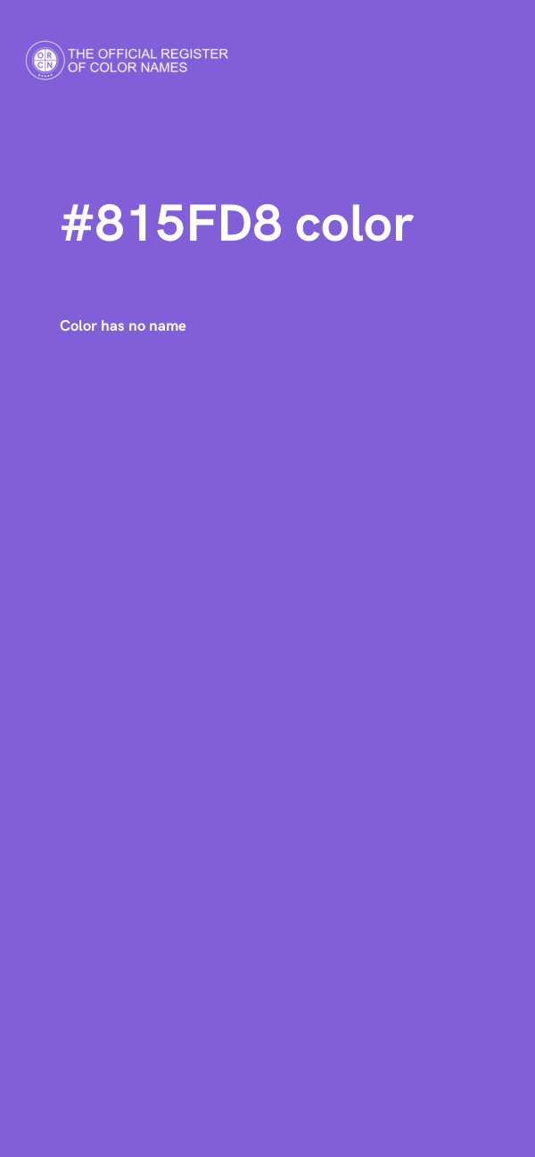 #815FD8 color image