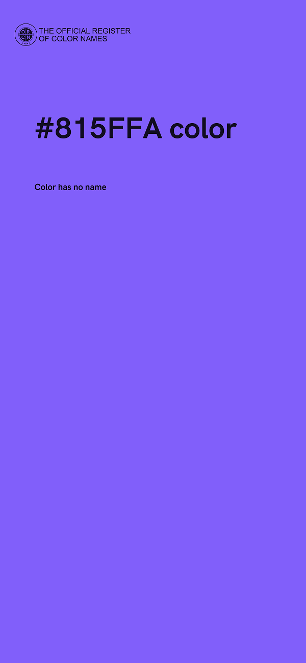#815FFA color image
