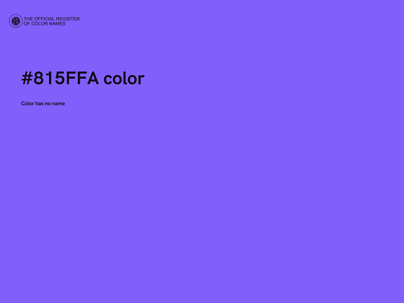 #815FFA color image