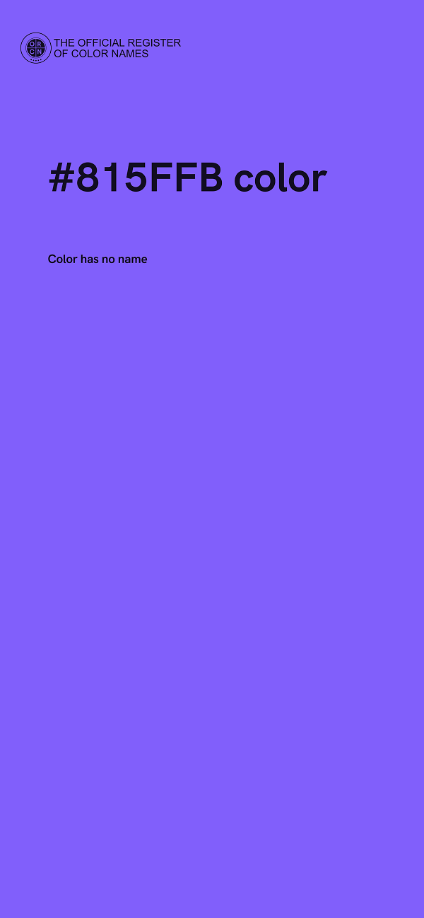 #815FFB color image