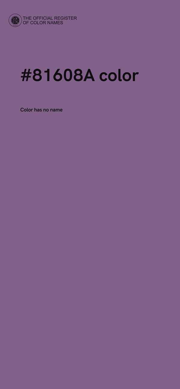 #81608A color image