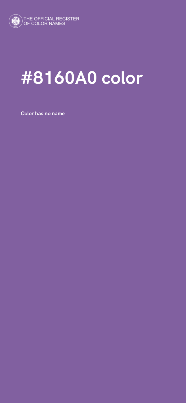 #8160A0 color image