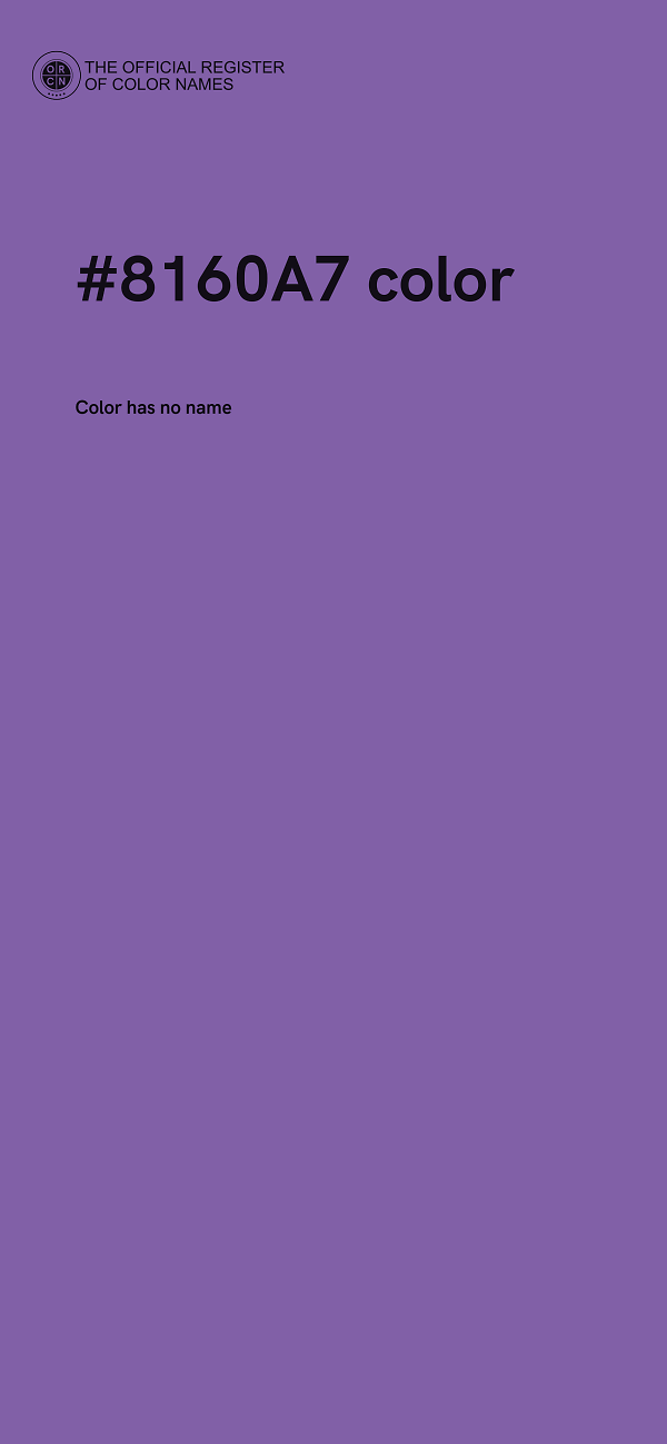 #8160A7 color image
