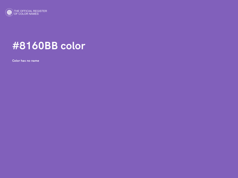 #8160BB color image