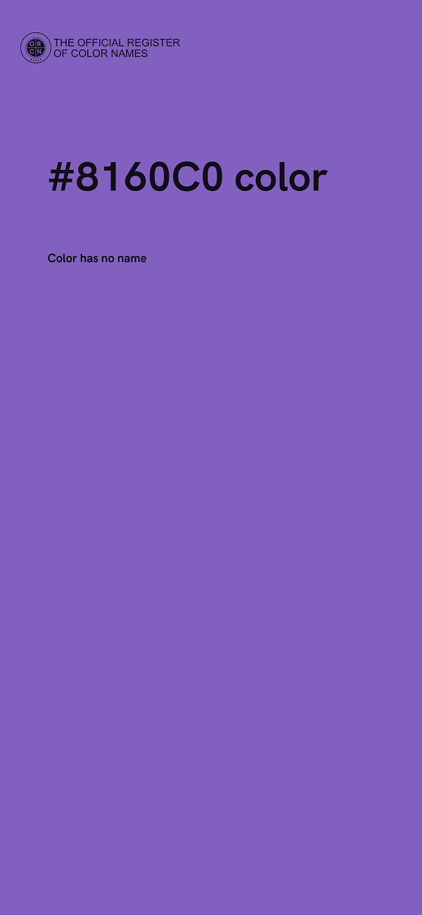 #8160C0 color image