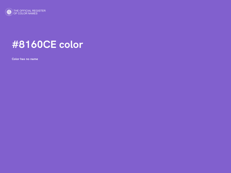 #8160CE color image