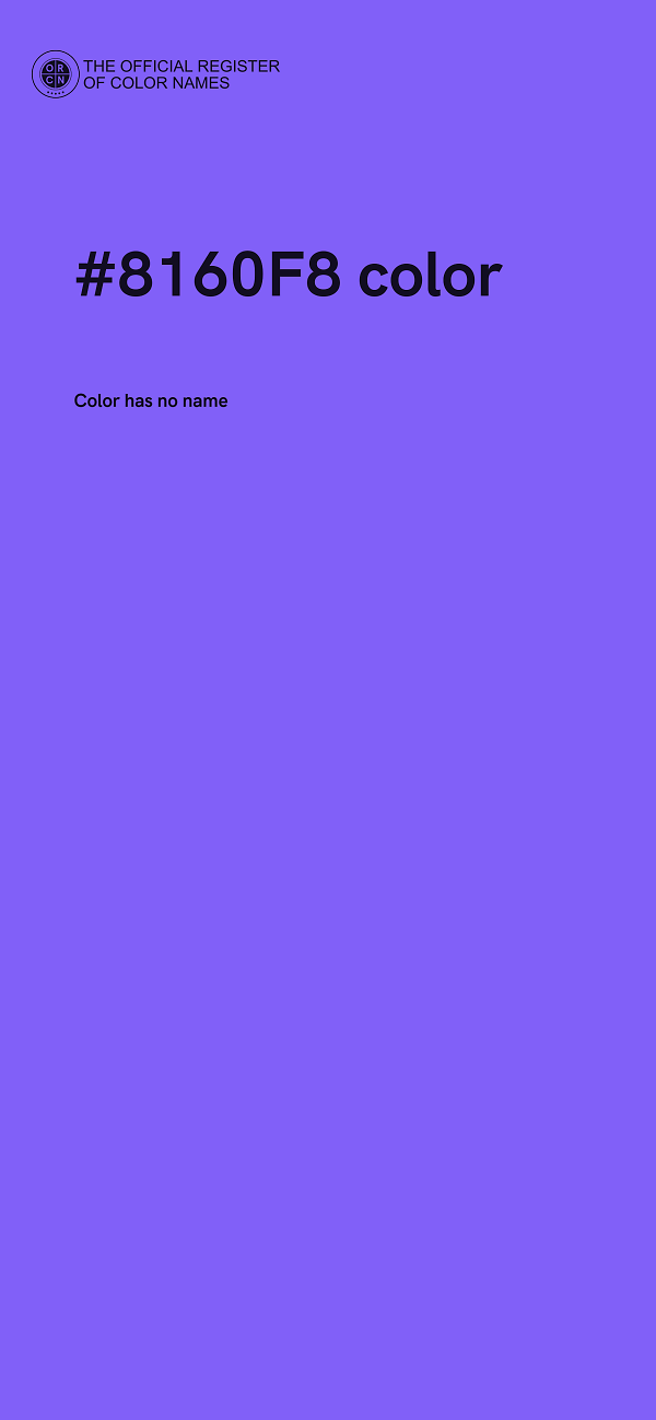 #8160F8 color image