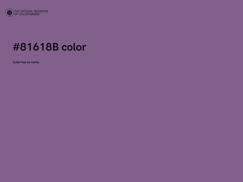#81618B color image