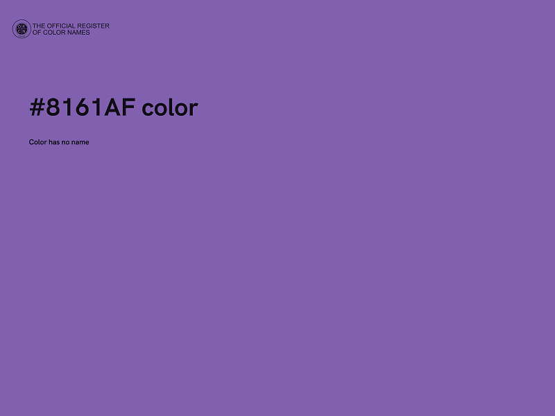 #8161AF color image