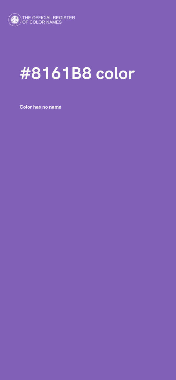 #8161B8 color image