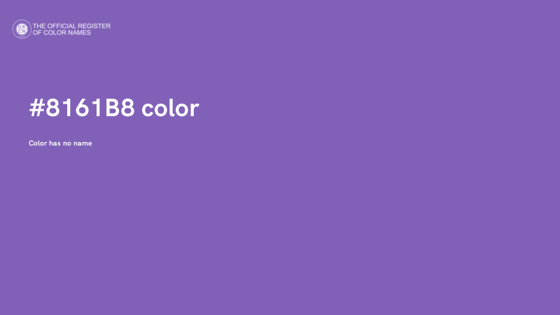 #8161B8 color image