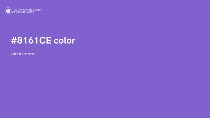 #8161CE color image