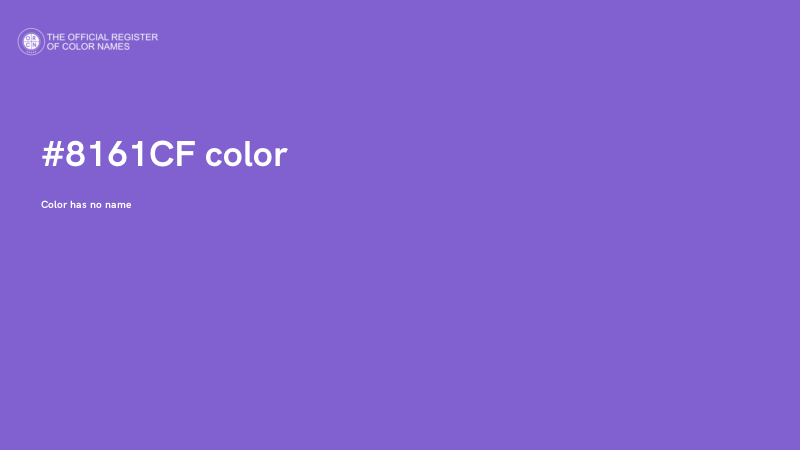 #8161CF color image