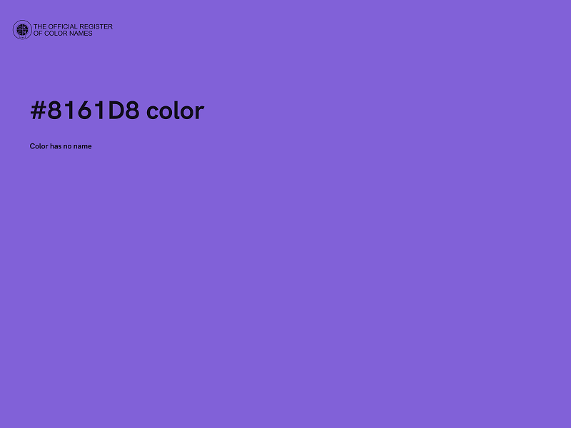 #8161D8 color image