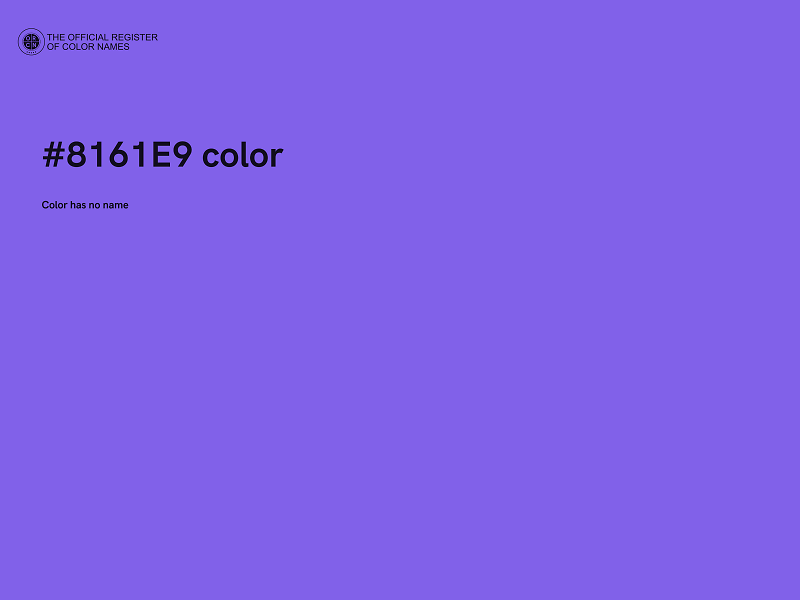 #8161E9 color image