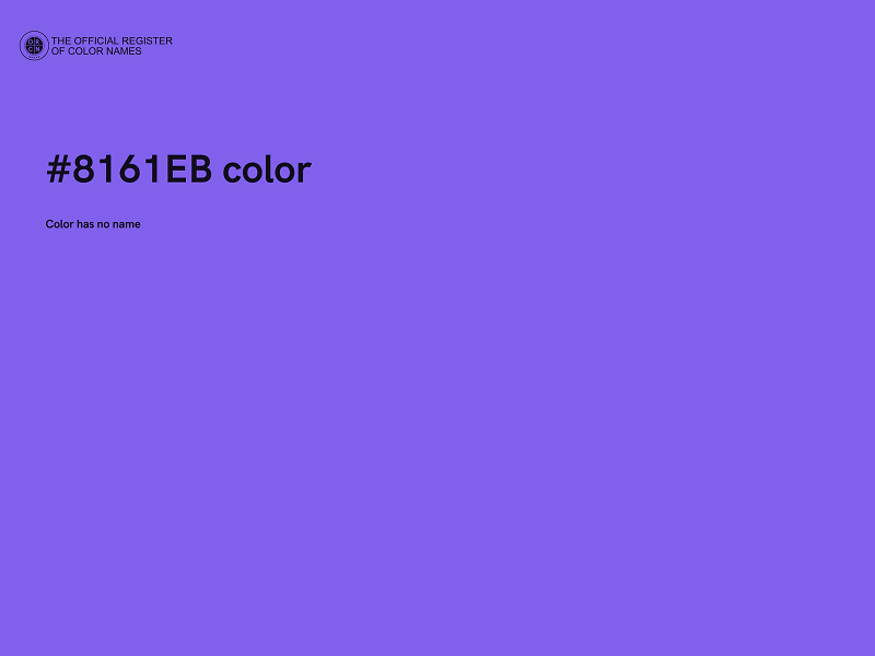 #8161EB color image