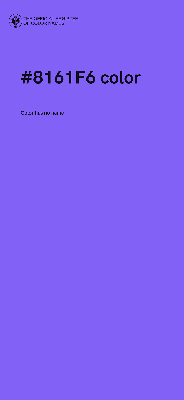 #8161F6 color image