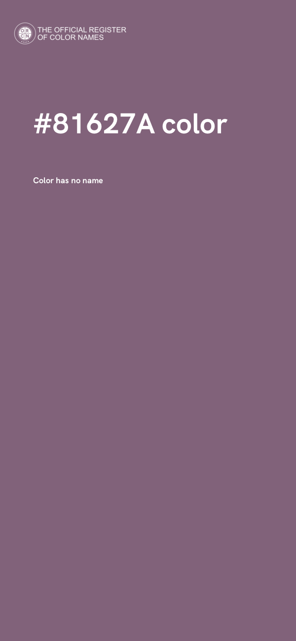 #81627A color image