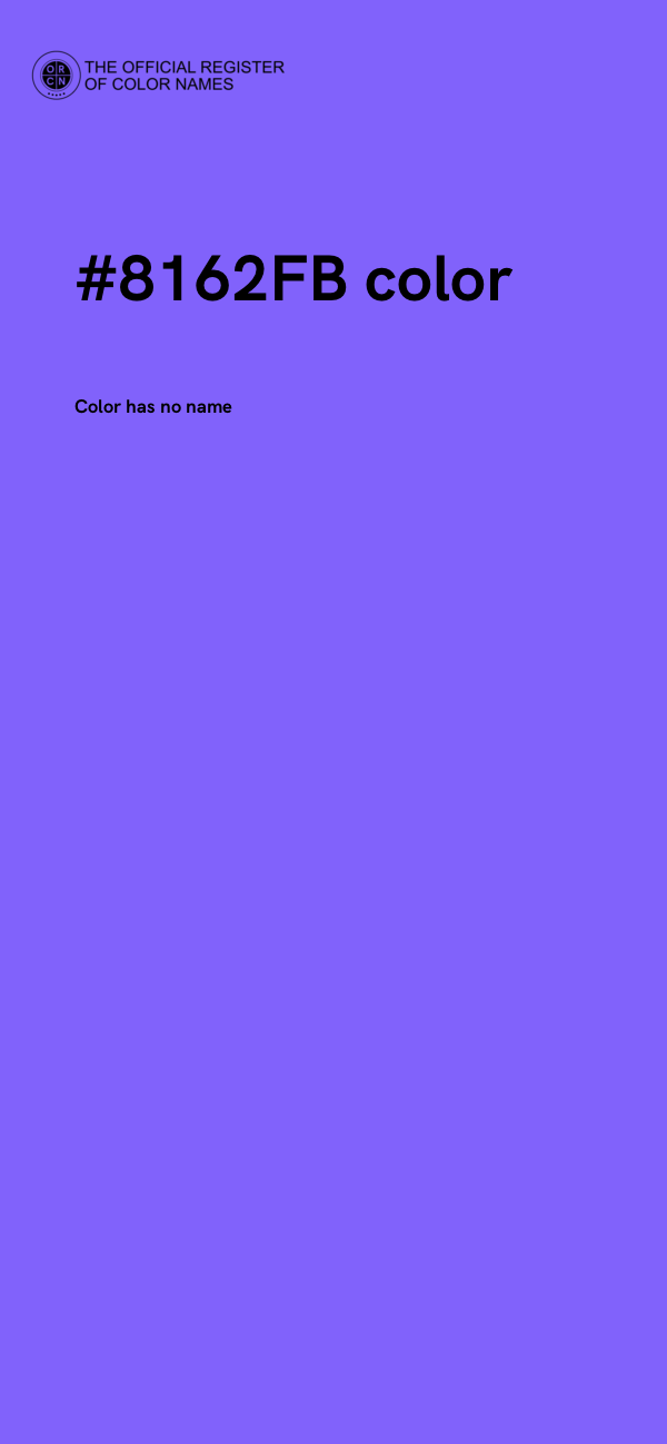 #8162FB color image