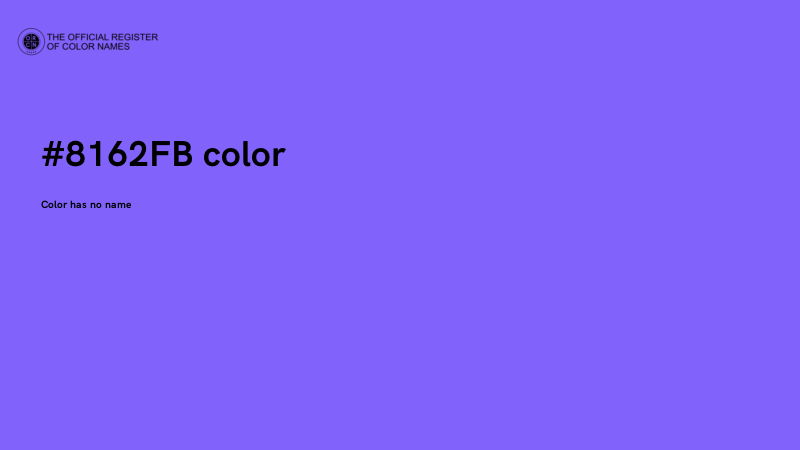 #8162FB color image