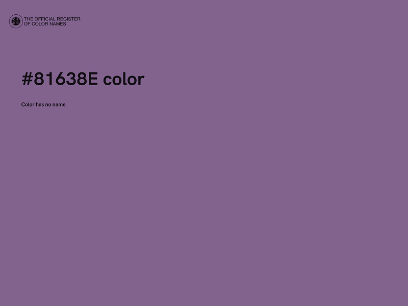 #81638E color image