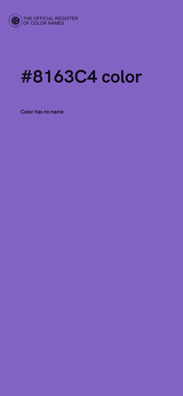 #8163C4 color image