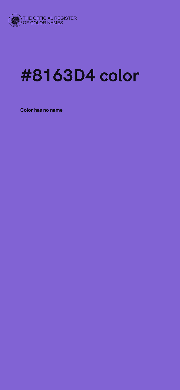 #8163D4 color image