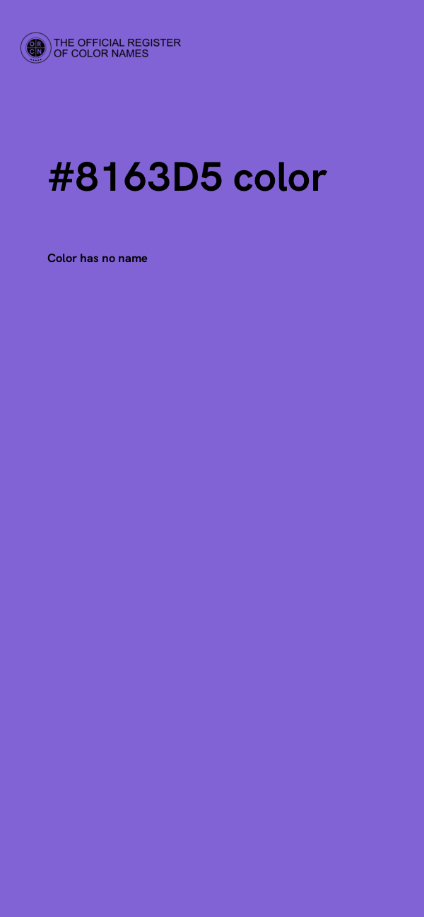 #8163D5 color image