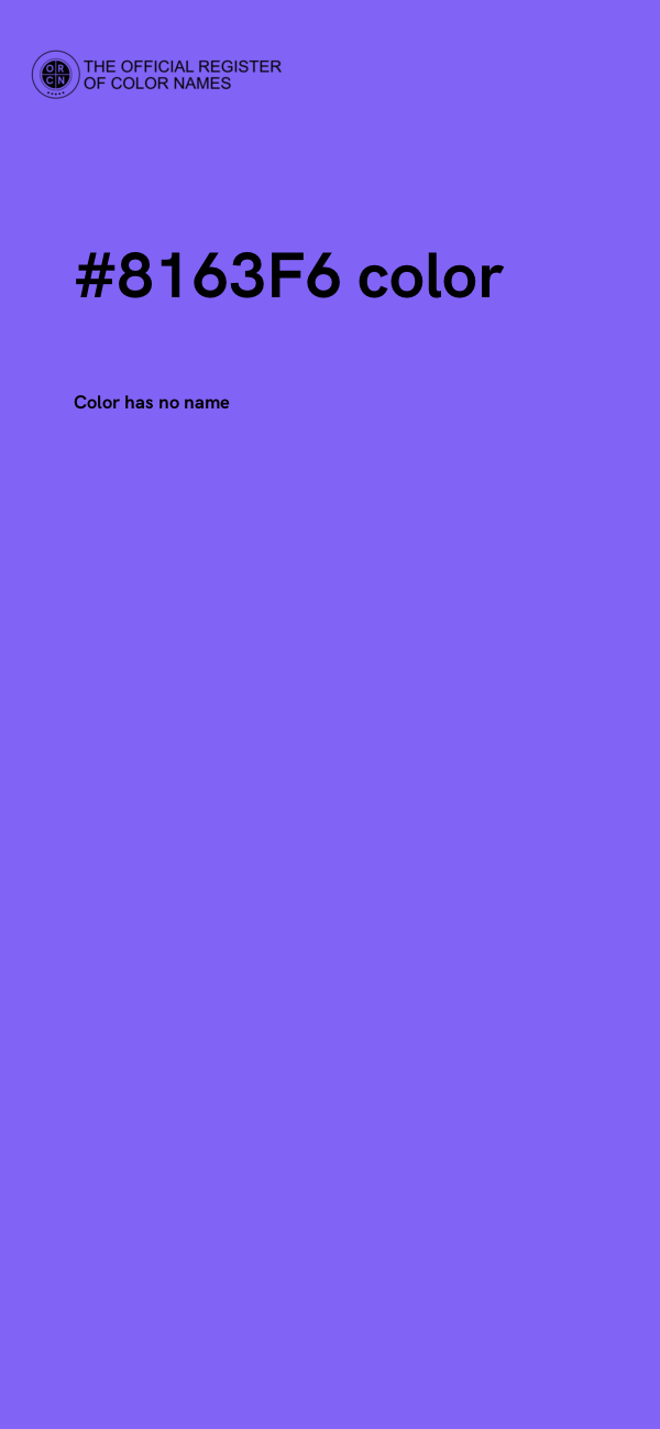 #8163F6 color image