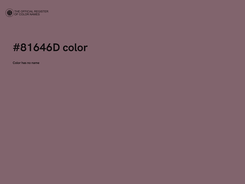 #81646D color image