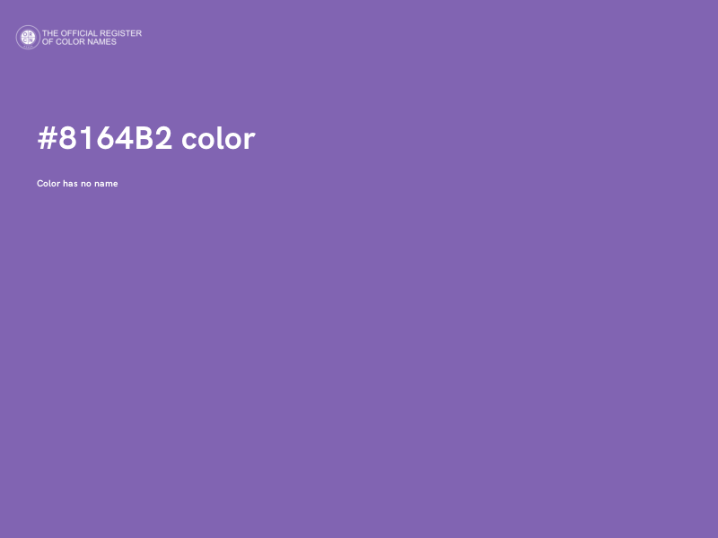 #8164B2 color image