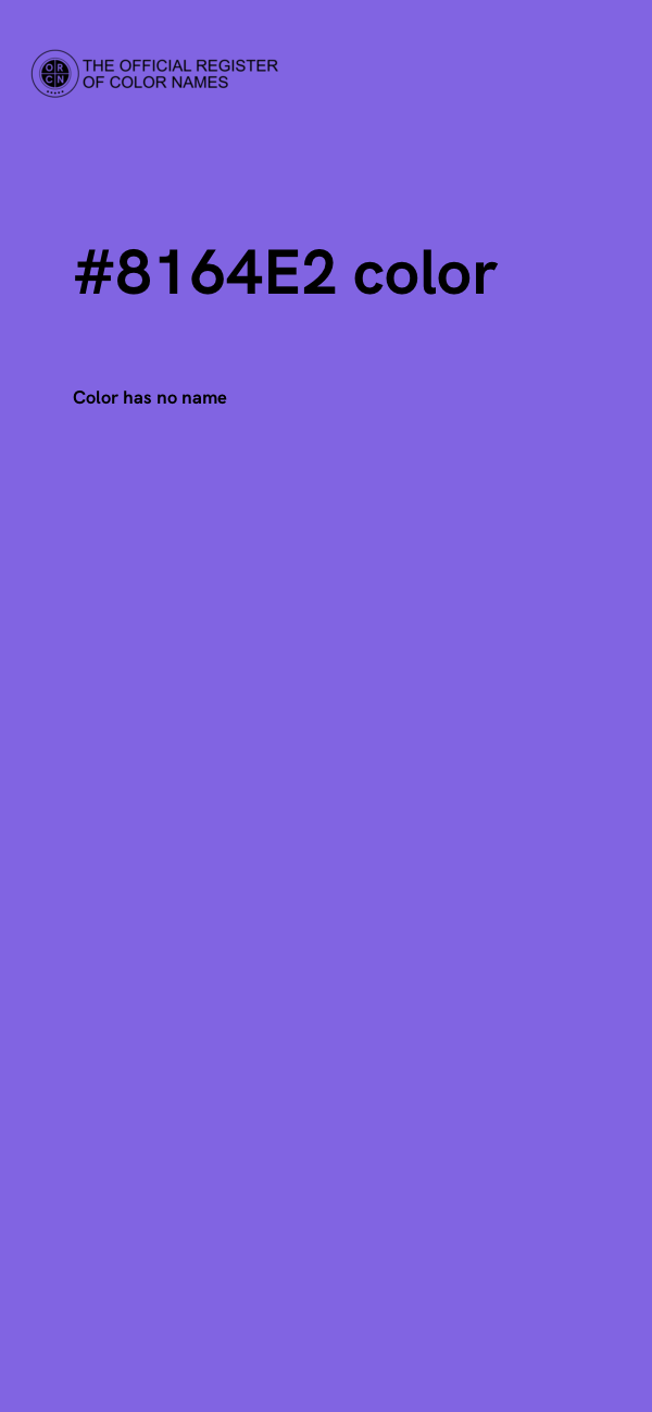 #8164E2 color image