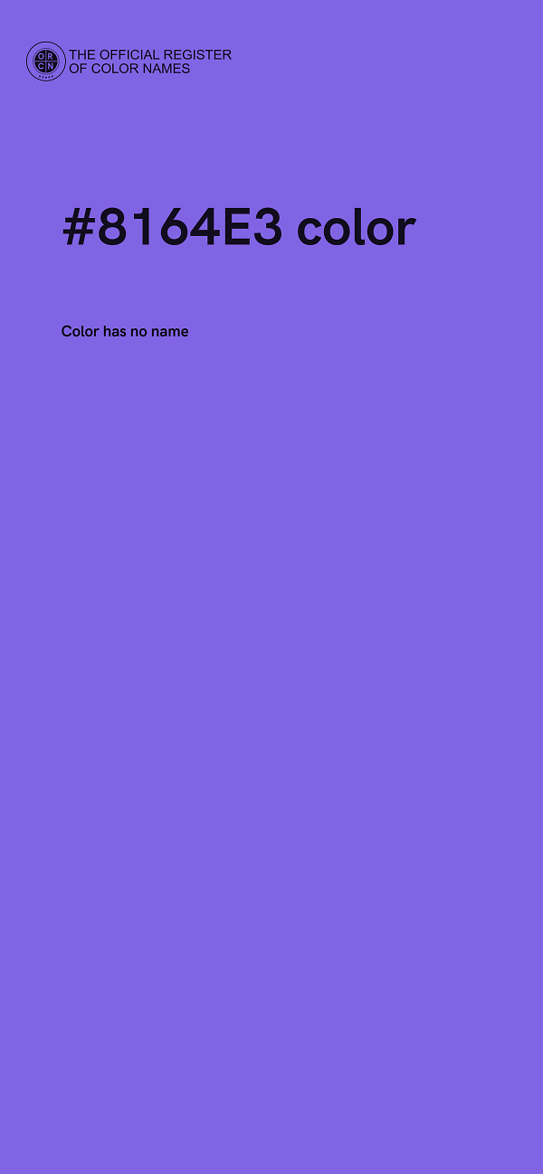 #8164E3 color image