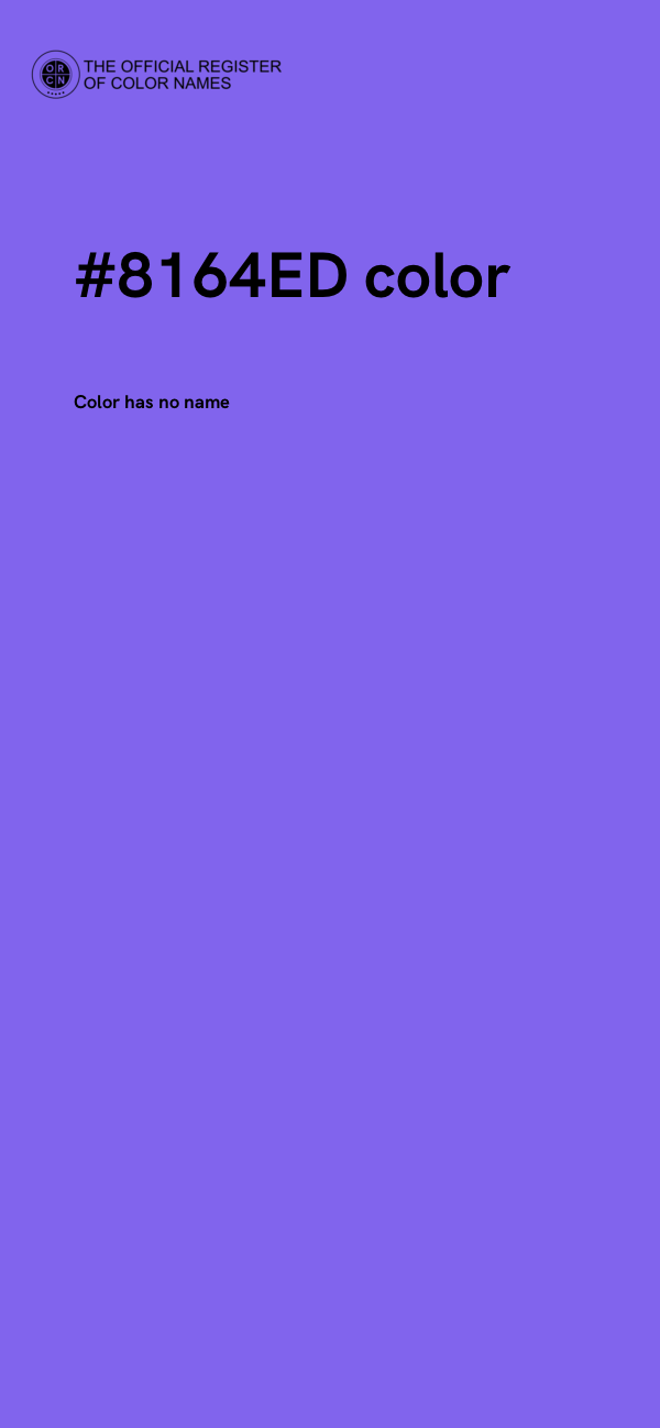 #8164ED color image