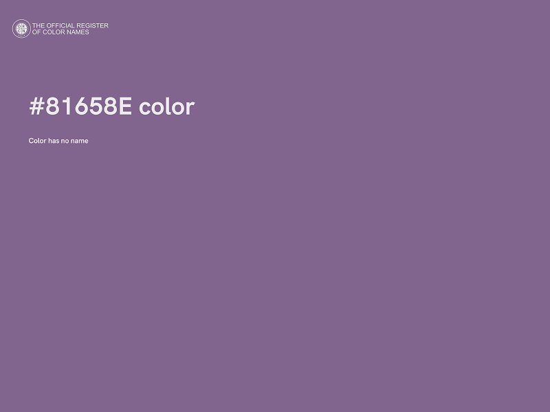 #81658E color image