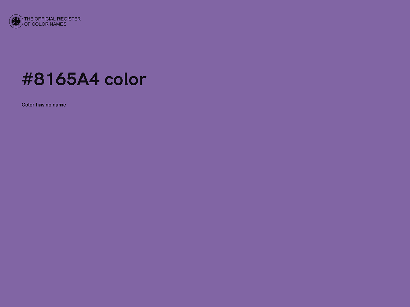 #8165A4 color image