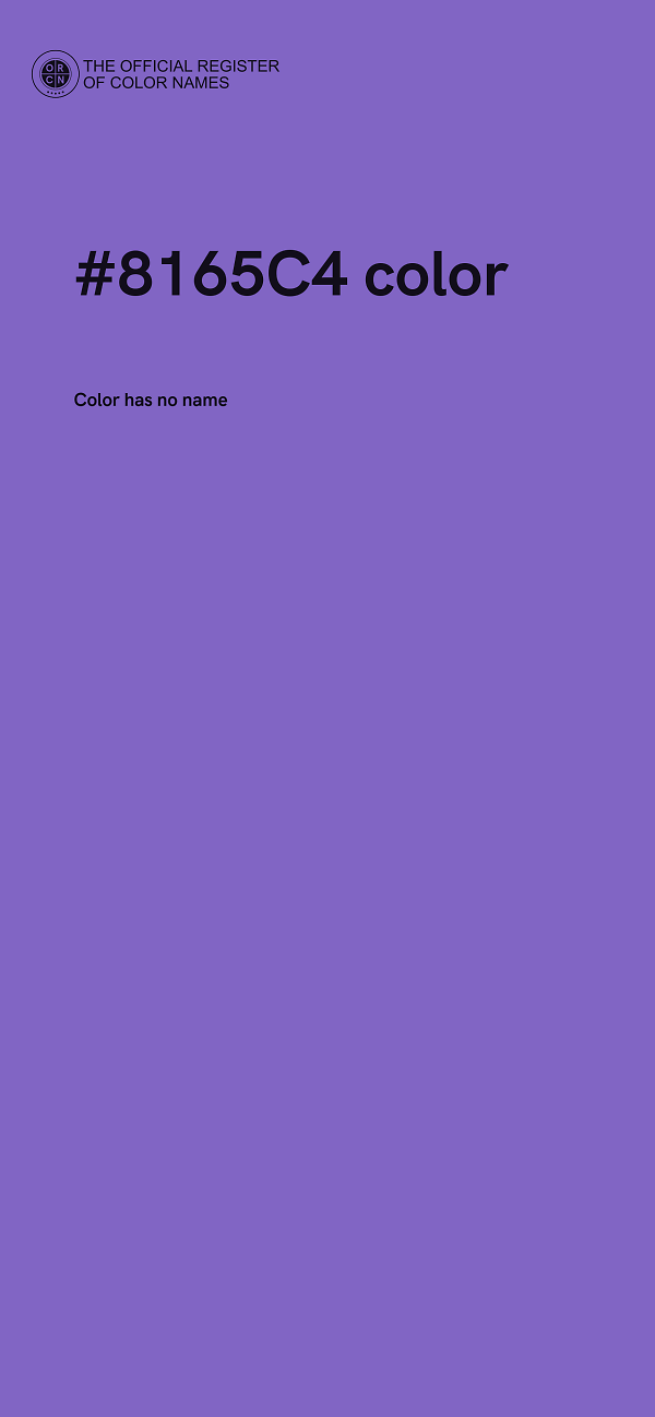 #8165C4 color image