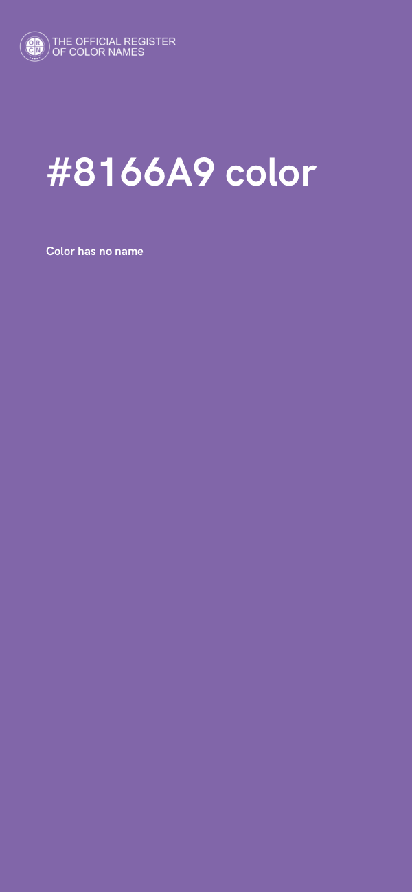 #8166A9 color image
