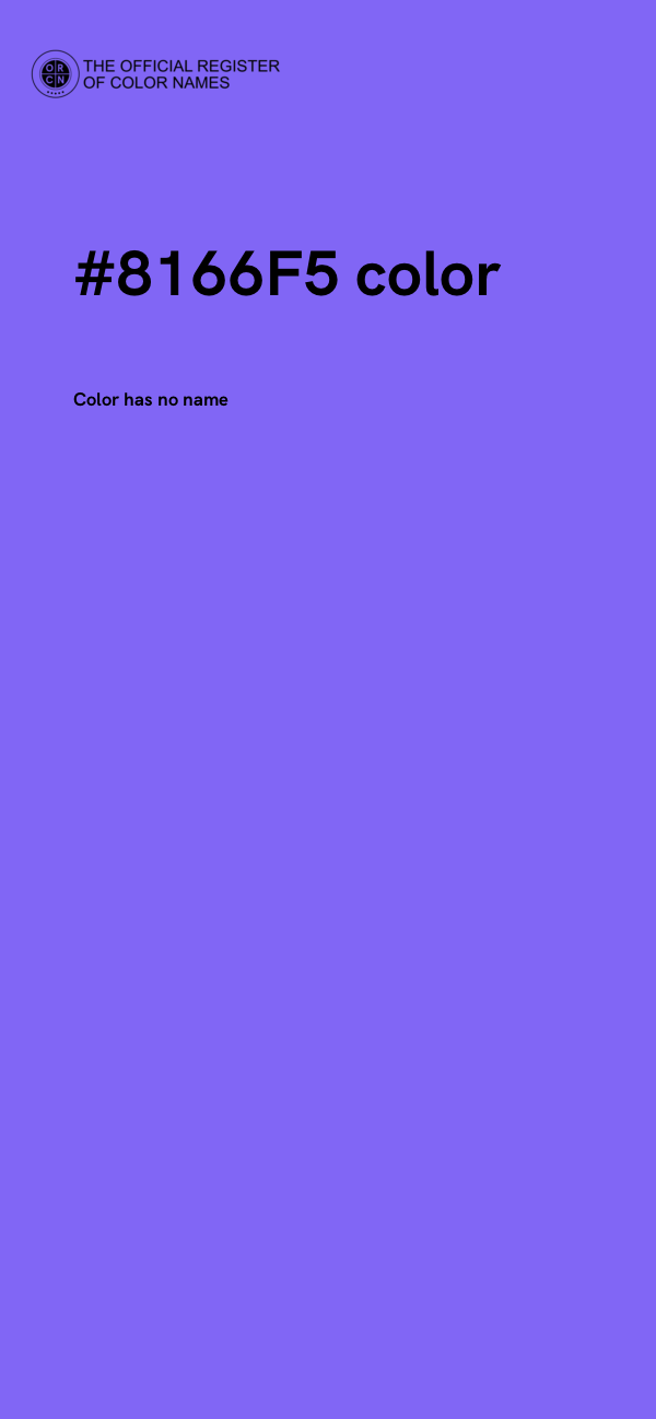 #8166F5 color image