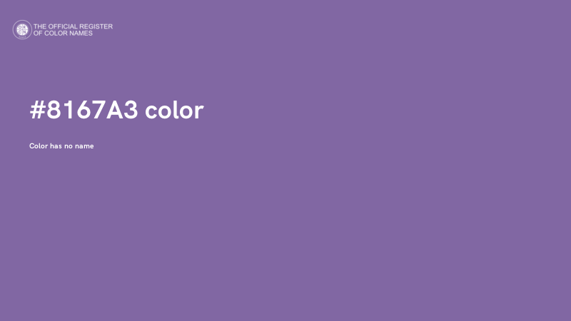 #8167A3 color image