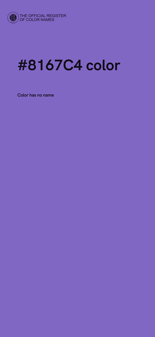 #8167C4 color image